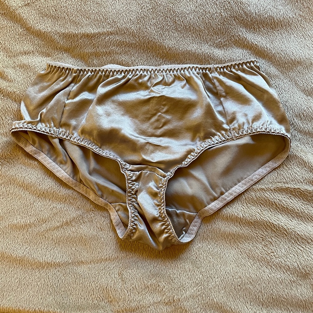 NWOT Beige Lilysilk silk panties